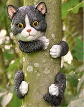 Load image into Gallery viewer, Garden Mile® Cat Animal Tree Peeker Novelty Garden Ornaments Tree Decoration Sculpture Statues Home Decor