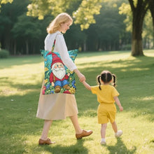 Load image into Gallery viewer, Quteprint 2 Pcs Large Travel Laundry Bags with Handle, Garden Gnome Bees Flowers Waterproof Reusable Wet Dry Bag, Lightweight Dirty Clothes Organizer for Beach, Camping, Gym, Travel & Home