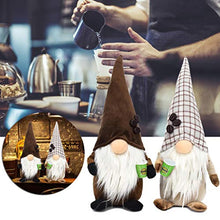 Load image into Gallery viewer, Kelisdi Coffee Swedish Tomte Coffee Decoration Gift Scandinavian Figurine Nordic Plush Home Decor Faceless Doll Cute