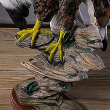 Load image into Gallery viewer, LLDW Garden Statue Figurine Eagle Resin Decorative Ornaments, Eagle Wings Spread Home Resin Craft Gifts for Patio,Balcony,Yard,Lawn