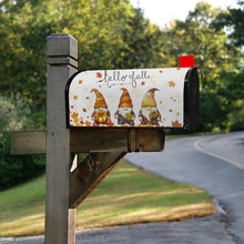 Load image into Gallery viewer, Zifmrtrwn Fall Mailbox Covers Autumn Gnome Letter Box Cove Magnetic Waterproof Mail Wraps for Outdoor Yard Garden Oversized Fall Mailbox Decor-21 x18