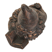 Load image into Gallery viewer, Happy Garden Gnome Bronze Finish Resin Figurine (Reader)