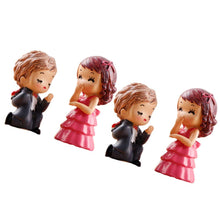 Load image into Gallery viewer, BESPORTBLE Couples Adornment Miniature Couples Resin and Plastic Crafts Desktop Decoration Micro Landscape Ornament Set
