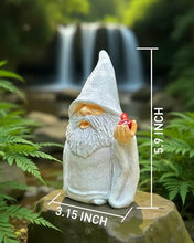 Load image into Gallery viewer, YYDGZG Funny Gnomes, 5.9in Pipe Naughty Gnomes Garden Statue Decor for Home Outdoor Patio Lawn Yard Halloween Housewarming Easter Gift (Statue C)