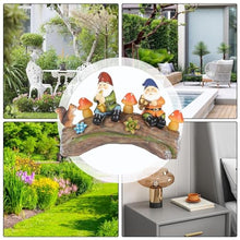 Load image into Gallery viewer, Solar Gnomes Decor for Outside - Solar Light-Up Garden Sculptures,Resin Squirrel Gnomes Figurine, Decorations with Solar Outdoor Lights for Holiday Housewarming