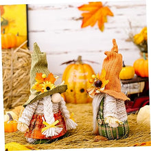 Load image into Gallery viewer, Ciieeo Gnome Doll Ornament Thanksgiving Gnome Home Plush Garden Autumn Decor Festival Harvest Season