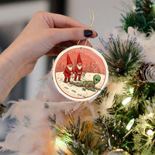 Load image into Gallery viewer, Christmas Ornaments Decorations - 3.6 in Acrylic Two Sided Printing (Gnome tie Alien 1 - Hilarious Adult Naughty Funny SciFi Art Garden Decor Ideas)