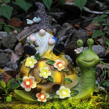 Load image into Gallery viewer, Solar Gnome Garden Statues, Solar-Powered Gnome Garden Lights, Whimsical Gnome Solar Statues, Outdoor Solar Gnome Figurines, LED Solar Gnome Garden Decorations, Solar Garden Gnome Lights, Decorative S