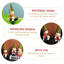 Load image into Gallery viewer, Ciieeo Garden Gnome Ornament Resin Home Craft Unique Desktop Decoration Fun Garden Gnome Bedroom Resin Craft
