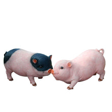 Load image into Gallery viewer, XIFIRY Animal Garden Gnomes Statue Cute Pig Funny Outdoor Sculpture Resin Lawn Ornaments Décor Indoor Outdoor Figurines for Garden and House (Cut Pig)