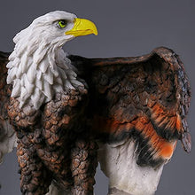 Load image into Gallery viewer, LLDW Garden Statue Figurine Eagle Resin Decorative Ornaments, Eagle Wings Spread Home Resin Craft Gifts for Patio,Balcony,Yard,Lawn