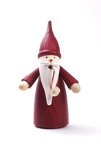 Load image into Gallery viewer, Seiffener Volkskunst Incense Smoker Erzgebirge Gnome | 16 cm | Ore Mountains Wooden Art Christmas | 12301/1 | Traditional Gnome Red