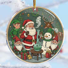 Load image into Gallery viewer, Christmas Ornaments Decorations - Gag Gifts - Nasty Naughty Gifts - White Elephant - Stocking Stuffers (Santa Gnomes Snowman Rudolph Smoking Weed Bong Cannabis Get High 1)