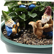 Load image into Gallery viewer, Toyvian 6Pcs Garden Gnome Statue Ornament Creative Resin Dwarf Figurines for Decoration Durable Outdoor Adornment Weather Resistant Courtyard Decor