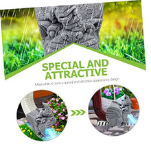 Load image into Gallery viewer, HYTROVE Resin Gnome Statue Downspout Extender Tool Durable Gutter Spout Splash Cover for Garden Practical Resin Downspout Extension for Outdoor Use Compact Sturdy Design