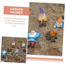 Load image into Gallery viewer, POPETPOP 3 Sets Quirky Garden Gnomes Resin Miniature Yard Decorations Unique Gnome Crafts for Outdoor Christmas Decor