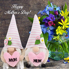 Load image into Gallery viewer, Kelisdi Mother's Day Gnomes Decorations Gifts Handmade Mum Gonks Plush Faceless Doll Decorations Mothers Day Present Spring Ornaments For The Home