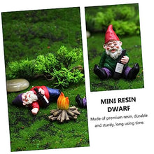 Load image into Gallery viewer, Ciieeo 6pcs Landscape Dwarf Garden Decor Funny Resin Ornaments for Outdoor Indoor Use Unique Miniature Gnome Figurines for Craftsmanship Detailed Features