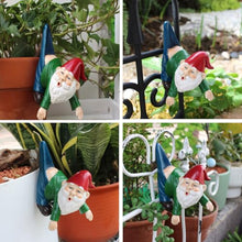 Load image into Gallery viewer, Mellshy Funny Gnomes Plant Pot Hanger Figurines Resin Hanging Gnomes Statue Planter Pot Decorations for Home Garden Patio Lawn Yard Ornaments