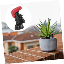 Load image into Gallery viewer, Mipcase 3pcs Miniature Hairdressing Action Figure Doll Toy for Garden Decoration Red Hair Style Ornaments for Landscape Gardening and Decor