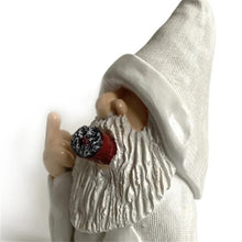 Load image into Gallery viewer, MOOCOCO Garden Gnome Statue, Funny Smoking Middle Finger Wizard Gnomes Statue Garden Figurine Art Garden Decoration, for Outdoor Lawn Yard Garden Porch Patio Ornaments (Middle Finger)