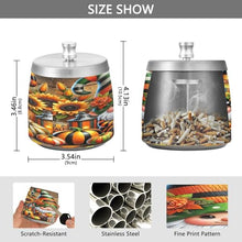 Load image into Gallery viewer, Fall Gnomes Wooden Smoking Cup Ashtray, Ashtrays for Cigarettes with Lid, Home Ashtray