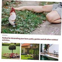 Load image into Gallery viewer, Happyyami 1pc Delicate Solar Gnome Light Charming Gnome Figurine for Garden Solar-powered Outdoor Illumination Create Romantic Atmosphere Your