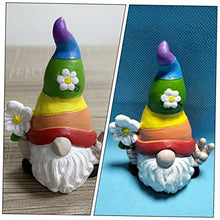 Load image into Gallery viewer, Cabilock Lovely Garden Gnome Figurine Adorable Outdoor Resin Statue for Garden Decor As Cute Ornament for Lawn and Patio