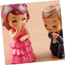 Load image into Gallery viewer, Happyyami Mini Landscape Decor Couples Adornment Resin Crafts Couples Adornment Micro Landscape Ornament