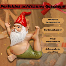Load image into Gallery viewer, synxzen Funny Yoga Garden Gnome - 17 cm Garden Gnome Decoration, Meditation Gnome Figure for Indoor and Outdoor Use, Unique Gift for Women, Men, Garden Lovers & Yoga Enthusiasts