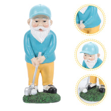 Load image into Gallery viewer, ANDRESLAD Golf Dwarf Statue Resin Gnome Figurine Garden Gnome Decor Outdoor Statue Funny Garden Ornament