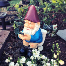 Load image into Gallery viewer, Garden Goblin Funny Garden Gnome Statue, Naughty Garden Gnome Dwarfs Sculpture, Rude Garden Gnomes Man Ornaments, Resin Indoor Outdoor Figurine Art Decorations for Patio, Yard, Lawn(AW-004)