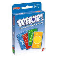 Load image into Gallery viewer, Waddingtons Number 1 WHOT! The Original matching Card Game Age 8+, match the shapes or numbers to get rid of your cards, educational travel game, great gift for players aged 5 plus