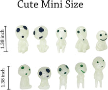 Load image into Gallery viewer, Qingo Fairy Garden Accessories Tree Elves Easter Egg Fillers Glow in Dark Basket Stuffers Garden Alien Decor Miniature for Micro Landscape Outdoor Status Patio Lawn Yard Kit