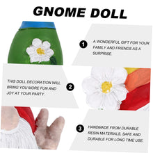 Load image into Gallery viewer, Toddmomy 2pcs Garden Gnome Doll Handmade Resin Statue for Home Decor and Garden Layout and Charming Ornament for Indoor and Outdoor Spaces