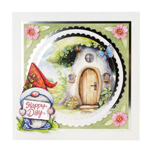 Load image into Gallery viewer, Katy Sue Garden Gnomes Die-Cut Pop-Up Card Making Kit for Adults. Makes 12 Cards & Contains Gnome or Gonk Die-Cut Decoupage Paper Sheets, Supports, Envelopes & Foam Pads for Card Making Supplies
