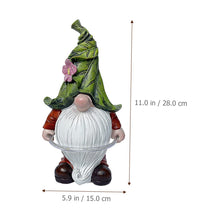 Load image into Gallery viewer, Happyyami Solar Garden Dwarf Statue Outdoor Resin Lawn Lamp Unique Lighting Atmosphere Energy-Saving Solar Powered Design for Decoration and Landscape Enhancement