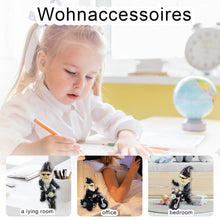 Load image into Gallery viewer, agctrler Biker Gnomes Garden Ornaments, 13 cm Funny Gnome Riding Motorcycle Outdoor Statues, Resin Dwarf Figurine Riding Motorcycle, Waterproof Gnome Figurine for Garden Yard Patio Lawn Decoration