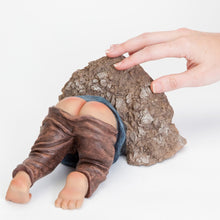 Load image into Gallery viewer, Bits and Pieces - Caught with His Pants Down Garden Statue - Naughty Gnome Yard Art, Funny Elf - Polyresin Statue Measures 13-1/2" High x 5" Wide