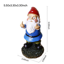 Load image into Gallery viewer, Funny Garden Gnomes, Colorful Garden Ornaments Double Middle Finger Outdoor