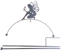 Load image into Gallery viewer, Fairy Balancing Sculpture - Metal Garden Wind Spinner and Stake - Great Decor Ornament