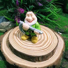 Load image into Gallery viewer, 14PCS Garden Gnome Fairy Garden Gnome Statue Mini Dwarf Elf Resin Sculpture Potted Micro Landscape