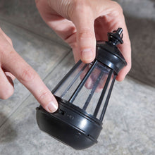 Load image into Gallery viewer, Bits and Pieces - Boston Terrier Solar Lantern Statue - Yard Decorations - Solar Powered Garden Lantern - Resin Dog Sculpture - Outdoor LED Lighting