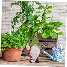 Load image into Gallery viewer, Toyvian Garden Gnome Statue Solar Light Outdoor Decoration Creative Gnome Figurine with LED Illumination for Unique Garden Ornaments for Lawn Patio Backyard Decor