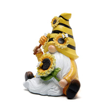 Load image into Gallery viewer, Hodao Bumble Bee Spring Gnome Decorations Honey Gnomes Ornaments World Day Gifts Fall Thanksgiving Figurines for Garden Decor Birthday Party