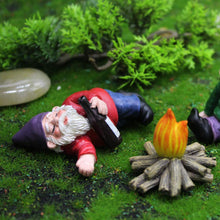 Load image into Gallery viewer, GZTEESER 4PCS Drunk Gnomes Dwarf Garden Knomes Decorations Decor Clearance Drunken Figurines for Outdoor Indoor Patio Yard Lawn Porch Ornament Gift