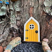 Load image into Gallery viewer, Mllkcao Garden Ornaments Outdoor Door and Window Pendant Crafts Outdoor Elves Dwarf Courtyard Garden Tree Decoration Yellow
