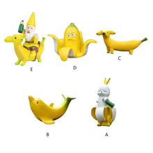 Load image into Gallery viewer, RALIYATX Banana Animals, Funny Banana Animals Banana Garden Ornaments,Creative Resin Garden Gnomes Funny Statues for Home Patio Yard Office - Banana Dolphin