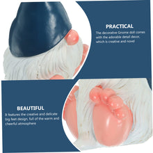 Load image into Gallery viewer, TOPPERFUN Gnome Statue Large Feet Decor for Home Patio Holiday for Christmas Festivals and Garden Enthusiasts Resin Craft Gnome Ornament