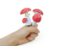 Load image into Gallery viewer, Cliocoo Fairy Door and Mushrooms for Trees, Glow in the Dark Gnome Home Door, Garden Tree Decor Kit with Adorable Mushrooms (Mushroom Fairy Door)